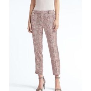 Banana Republic Snake Print Avery Pants